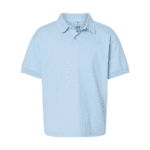 Light Blue G8800B Cotton Blend Youth Polo