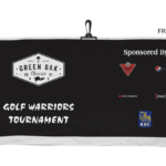 Oversized Golf Towels in Plush Soft Velour Terry with Black Swivel Hook