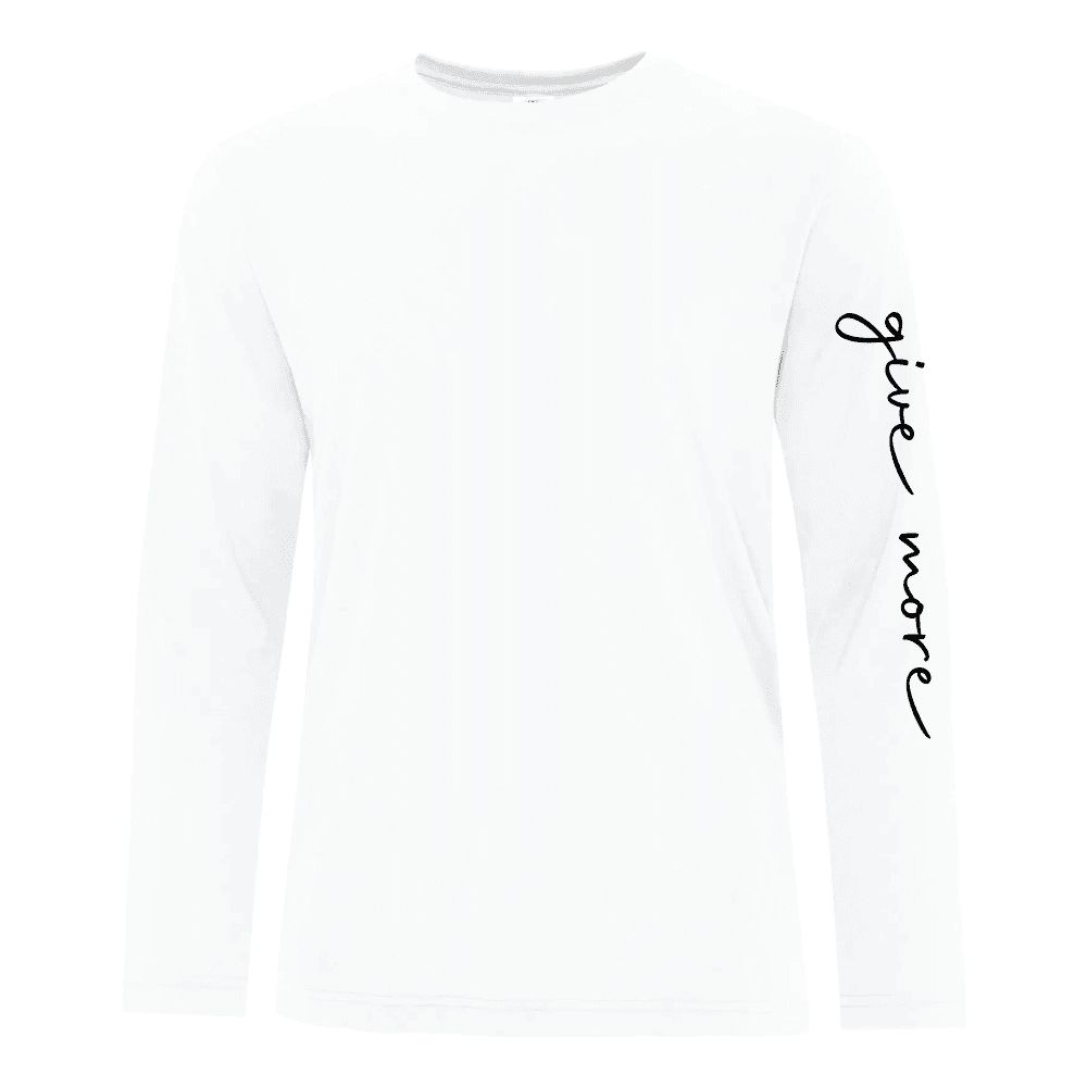 ATC3615 Give More Unisex Long Sleeve Shirt