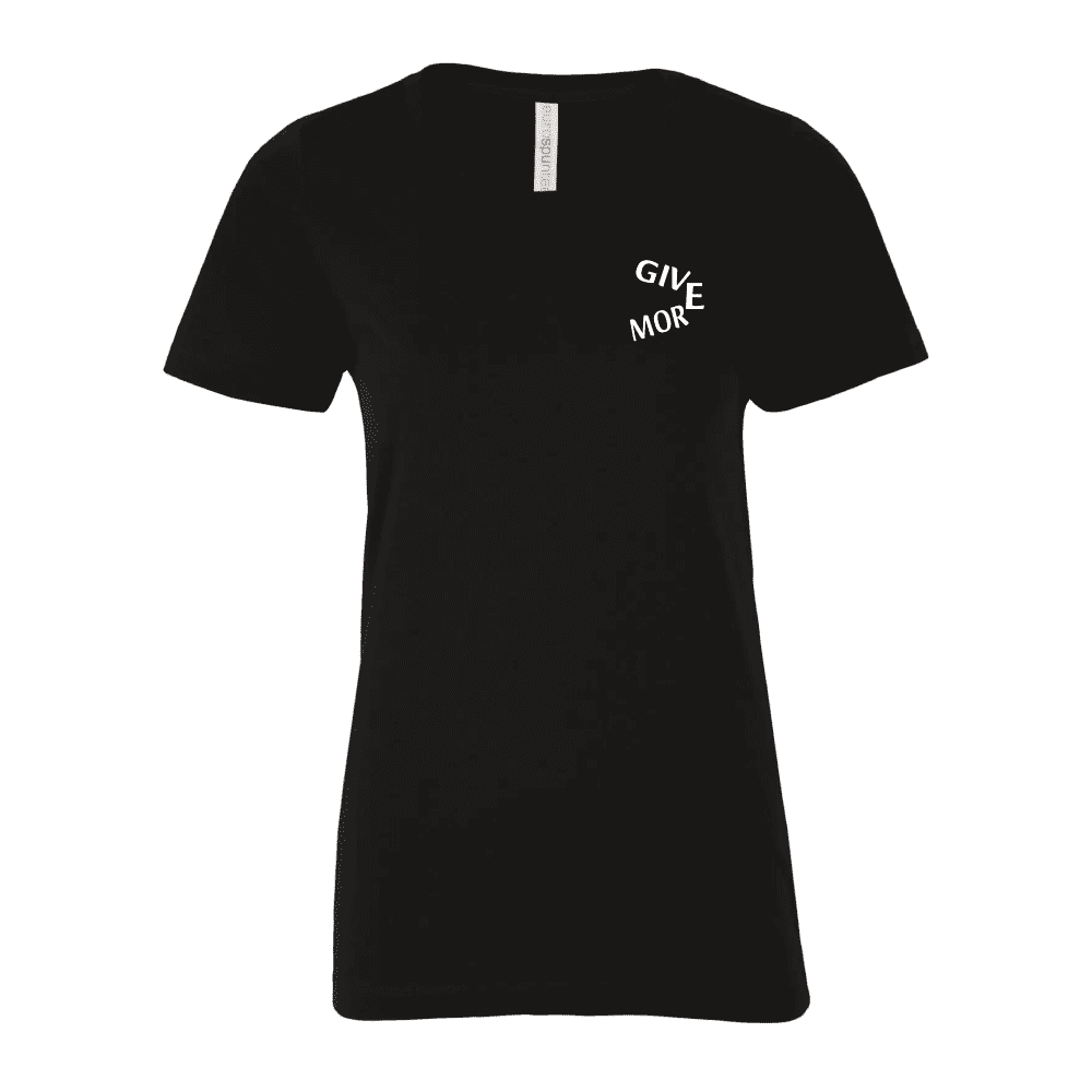 ATC8000L Give More Ladies Crewneck TShirt – Triangle