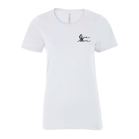 ATC8000L Give More Ladies Crewneck TShirt - 2 Lines