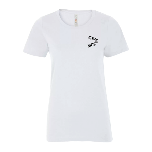 ATC8000L Give More Ladies Crewneck TShirt - Triangle