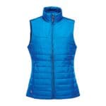 Womens Customizable Vest Azure Blue from Stormtech