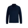 S05737 Birdie Mens Long Sleeve Pique Mesh Polo - Image 3