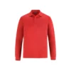 S05737 Birdie Mens Long Sleeve Pique Mesh Polo - Image 4