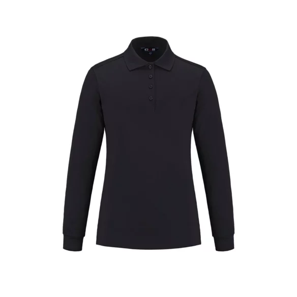 S05738 Birdie Ladies Long Sleeve pique Mesh Polo