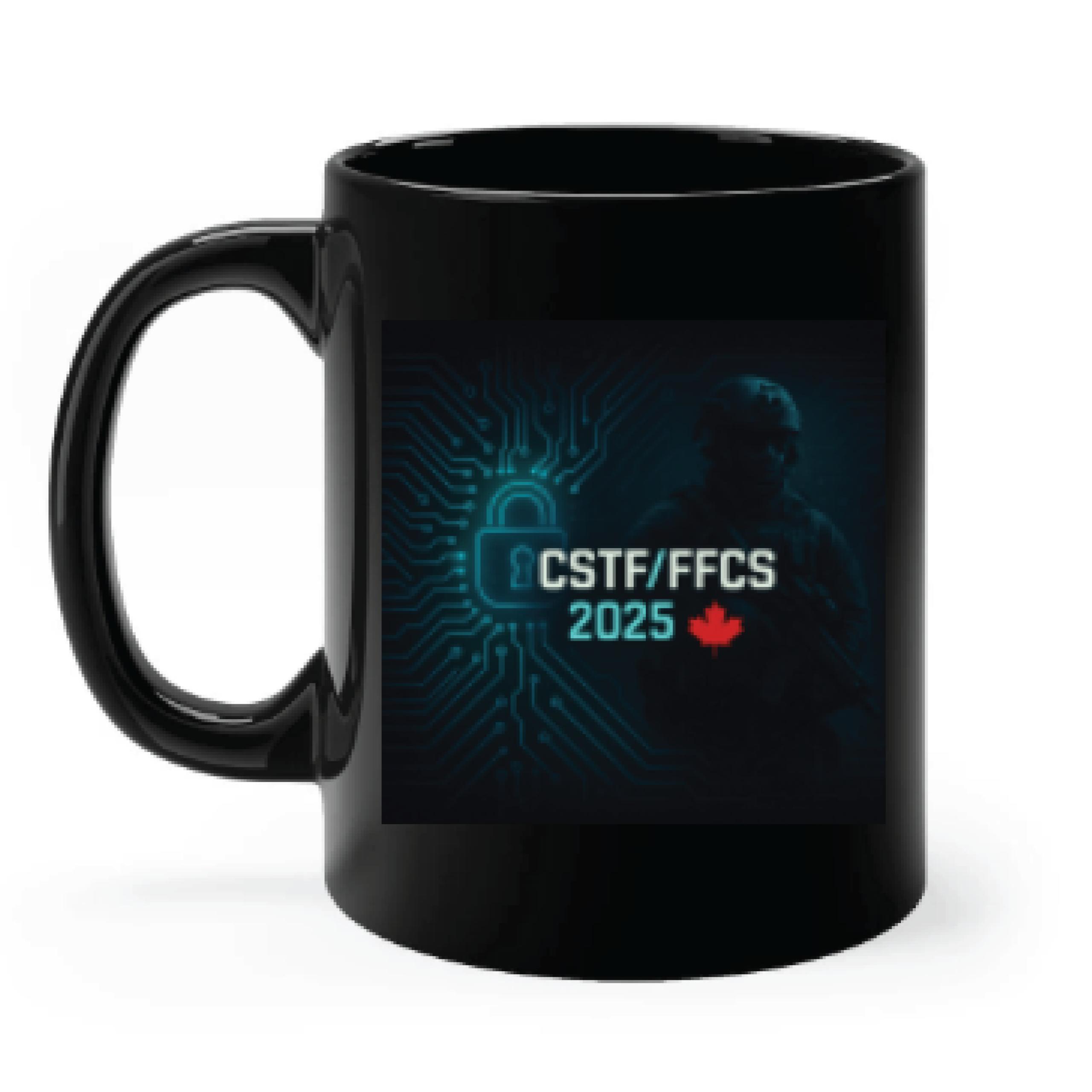 Black Ceramic Coffee Mug