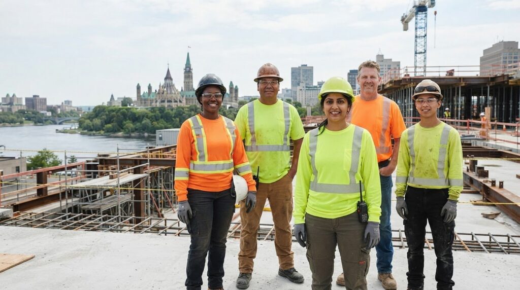 Construction Company Safety Shirts for Work Crews