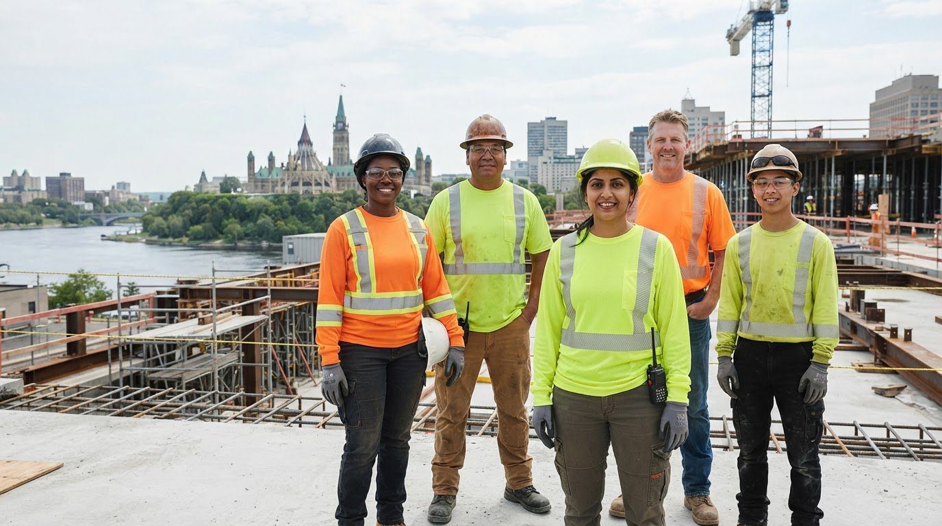 Construction Company Safety Shirts for Work Crews