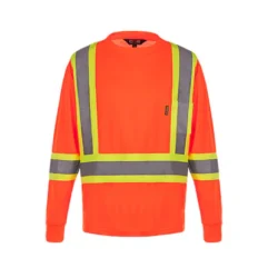 S05970 - Lookout - Adult Long Sleeve Hi-Vis T-Shirt