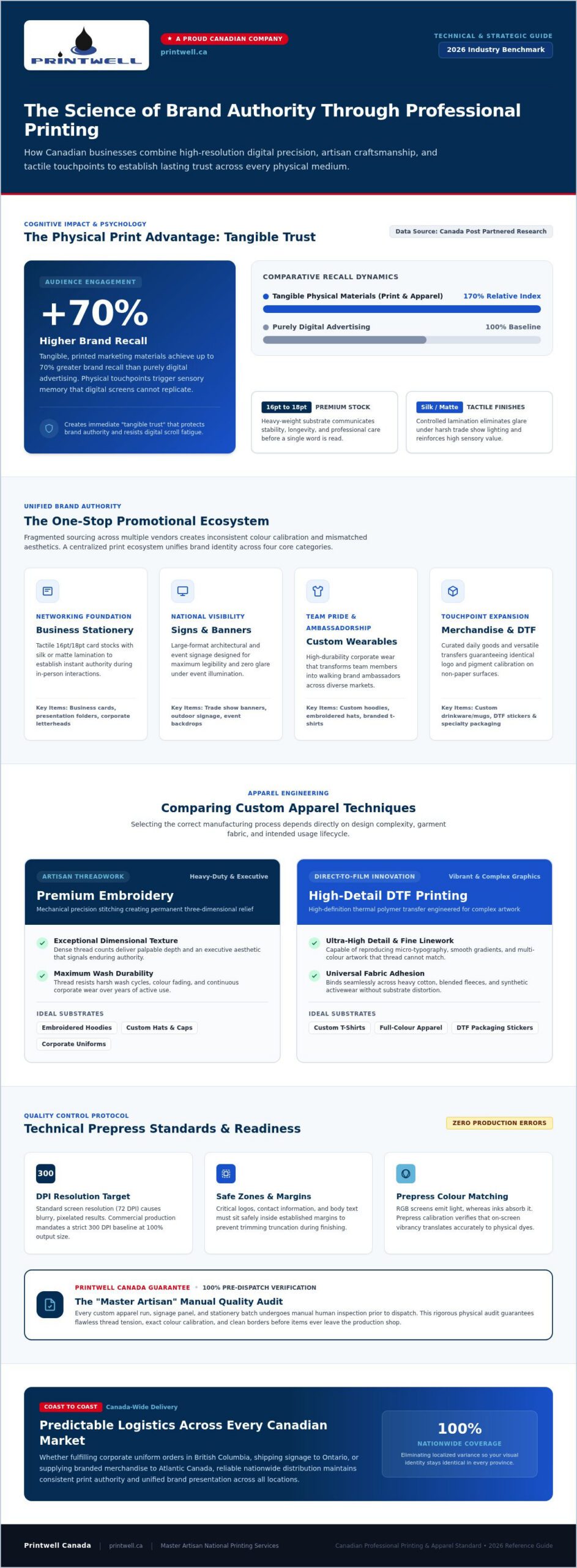 Professional Printing Services in Canada: The 2026 Guide to Quality Branding