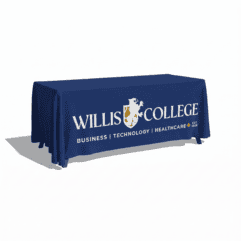 Willis College Tradeshow Tablecloth