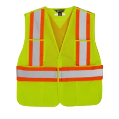 L01180 - Patrol - Mesh Hi-Vis 5 Point Tear Away Vest - One Size