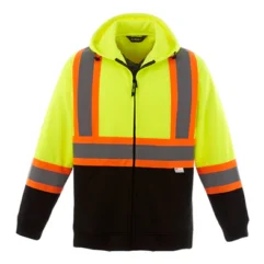 L00682 - Freedom - Hi-Vis Full Zip Hooded Sweatshirt