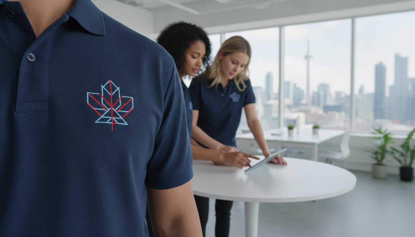 Custom Embroidered Polo Shirts Canada: The Professional Branding Guide