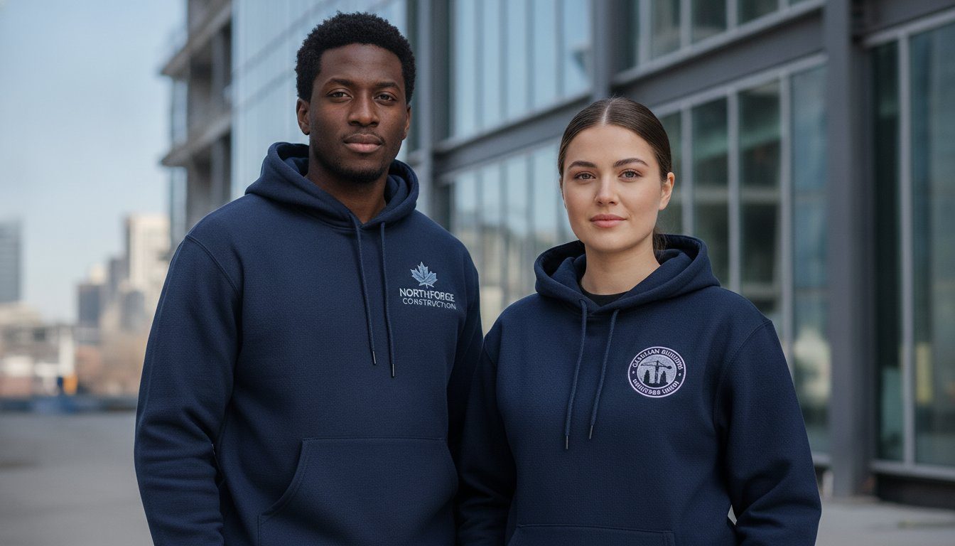 Durable Work Hoodies with Logo: 2026 Canadian Guide